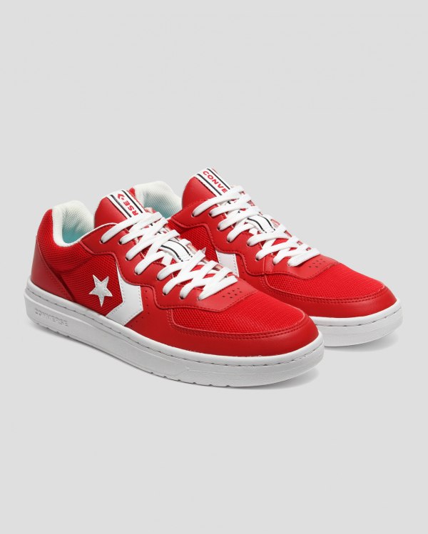 Converse Rival Synthetic Leather Twisted Summer Rød Sko Danmark - Converse Lave Sneakers Herre - 069